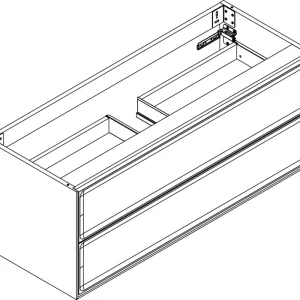 Achat Immédiat Meuble sous-lavabo Alterna elena plus Ciment satiné